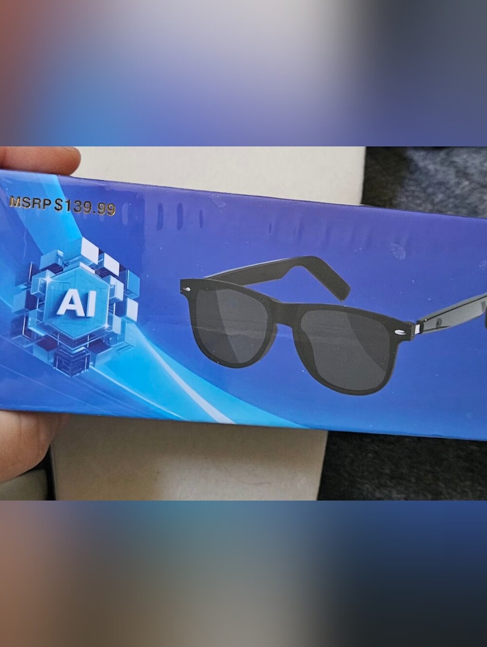 AI Smart Glasses with Open-Ear Bluetooth Audio & Dual Microphone NEW